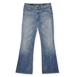Citizens Of Humanity Naomi Low Rise Flare Blue Denim Jeans Women's Size 30